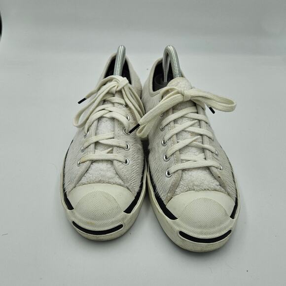 Converse Clot Jack Purcell Low Top Ox White Fur 'Giant Panda' Shoes M 6.5 W-8 - Picture 3 of 9